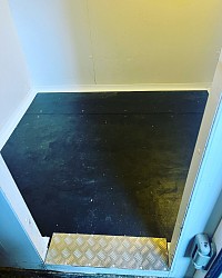 A new floor installed in existing coldroom